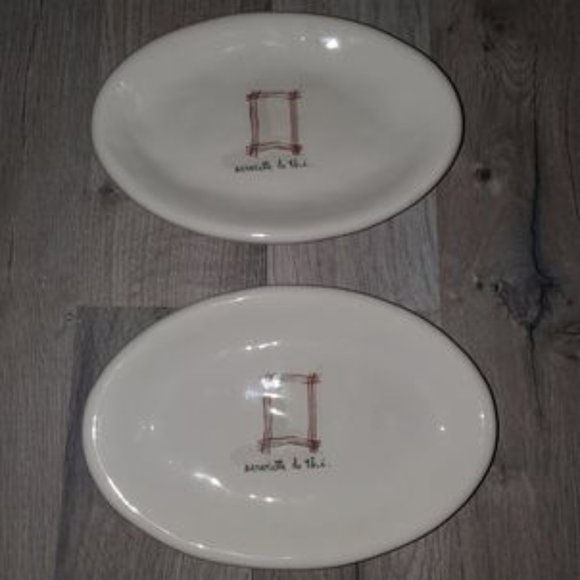 2 Rae Dunn Plates